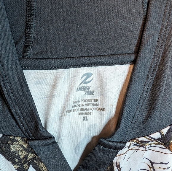 ENERGY ZONE Camo Lightweight Hunting Hoodie - Picture 9 of 11